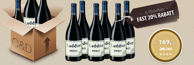 6er Paket Shiraz Luddite 2007