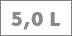 5,0 Liter Flasche